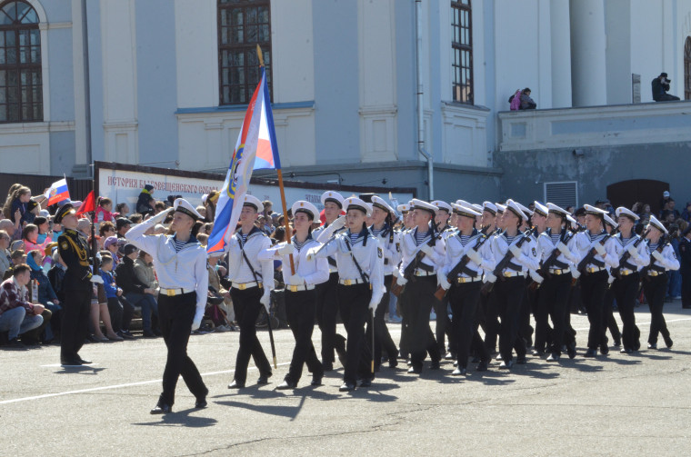 Удмуртский кадетский корпус принял участие в Параде Победы.