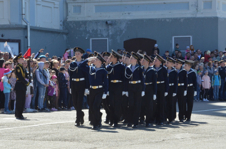 Удмуртский кадетский корпус принял участие в Параде Победы.
